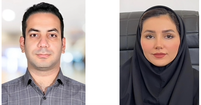 Milad Zandi, PhD (left) and Zahra Heydarifard, PhD (right)